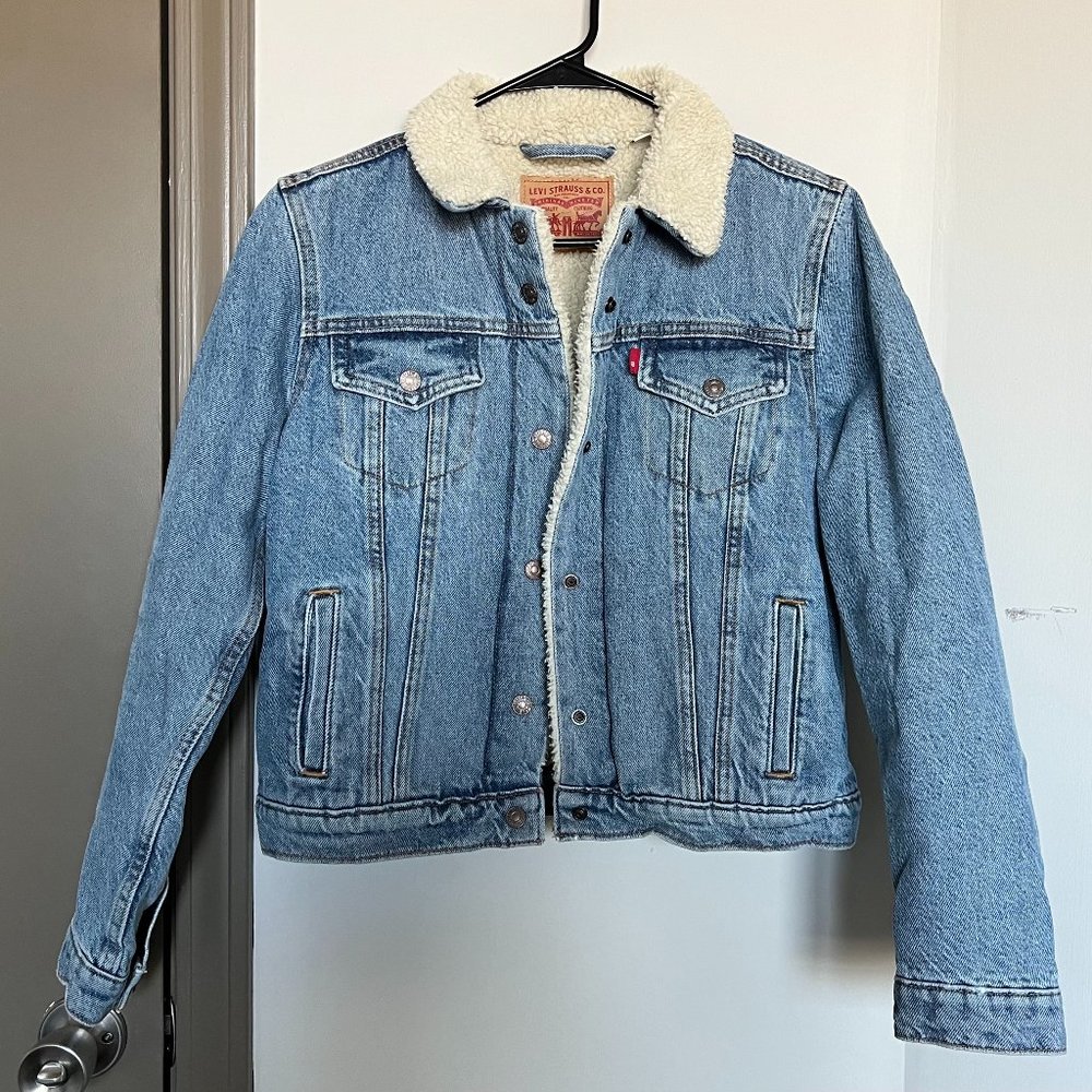 Levi’s Original Sherpa Trucker Jean Jacket | Size M